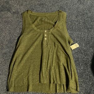 Aerie Army Green Tank Top